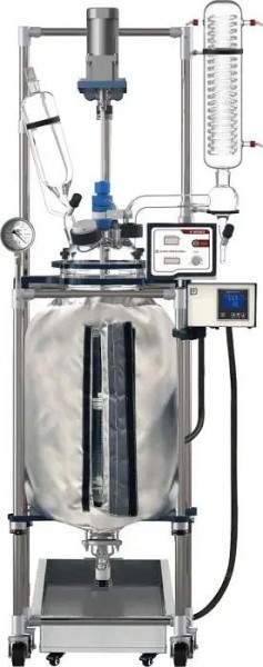 Across International Ai 50L Non-Jacketed Glass Reactor with 200°C Heating Jacket, R50h