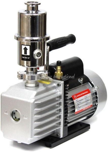 Across International Ai EasyVac 7 cfm Vacuum Pump with Oil Mist Filter ETL/CE, EV7