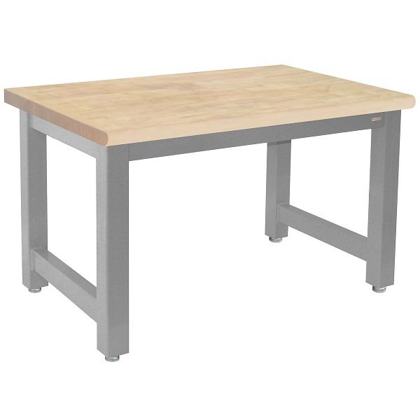 BenchPro Harding Series Workbench, 1-3/4" Thick Oiled 100% Solid Maple Hardwood Top, Round Front Edge, 24"W x 24"L x 32"H, 20,000lbs Capacity, HWR2424