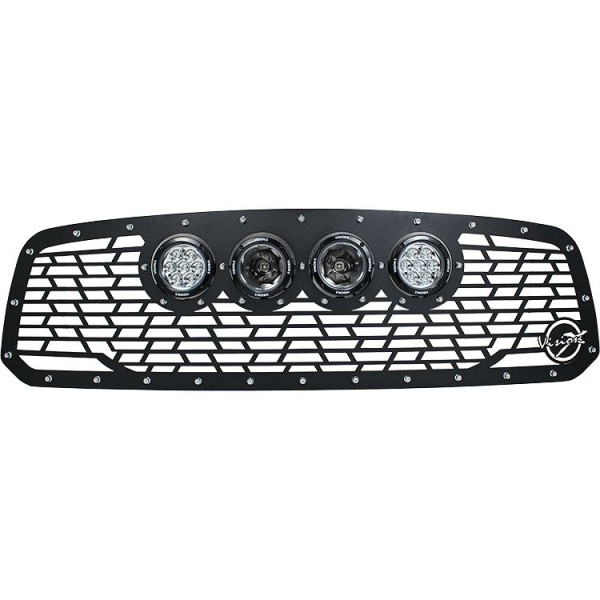 Vision-X Light Cannon Cg2 Grille, 2013-Current Dodge Ram 1500 without Lights, XIL-OEGC13DR