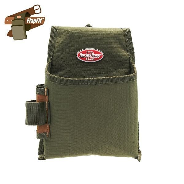 Bucket Boss Fastener Tool Pouch with FlapFit in Mossy Green, Quantity: 6 cases, 54160