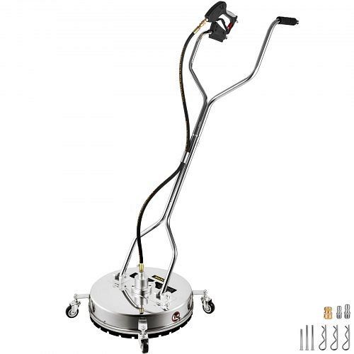 VEVOR Flat Surface Cleaner Pressure Surface Washer 20" Max.4000 PSI Dual Handle, QDXDJYCBXGS203VE1V0