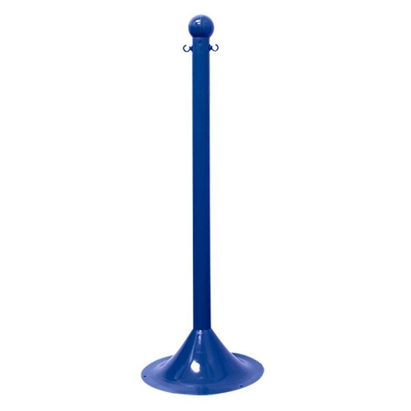 Mr. Chain Stanchion, Blue, 41-Inch Height, 2-Inch Diameter Pole, Quantity of pieces: 2, 91506-2