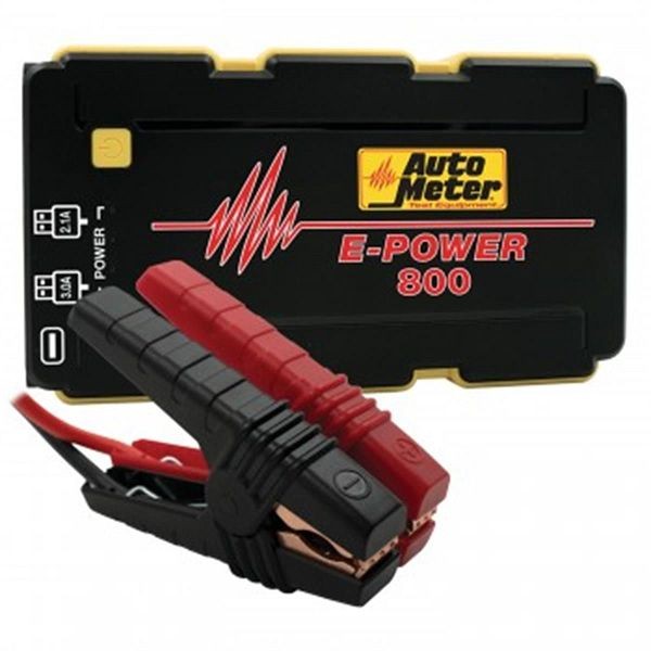 Auto Meter Products Jump Starter Battery Pack 12V 800A Peak, EP-800