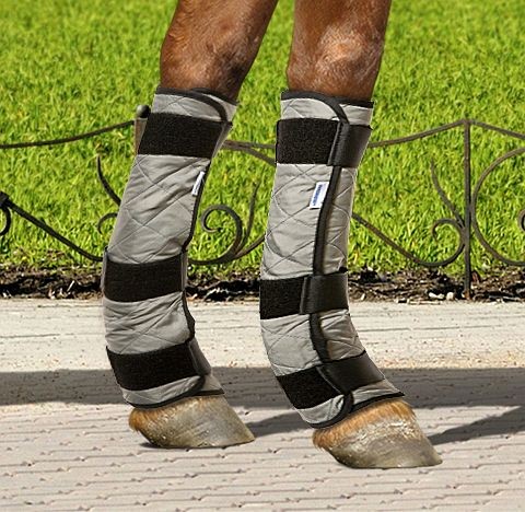 TechNiche Evaporative Cooling Horse Leg Wraps, Silver, One Size, 8550-SV