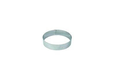 Gobel Stainless Steel mousse ring, Thickness 6/10th, Ø80 mm height 45 mm, 6 Pieces, 865010