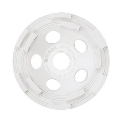 Bosch 5 Inches Double Row Segmented Diamond Cup Wheel for Concrete, 2610915883