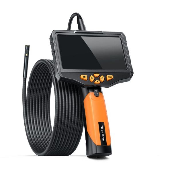 Teslong NTS300 Pro Dual-Lens Inspection Camera with 5-inch HD Screen - 0.21-inch (5.5mm) diameter / 3.2-ft (1 Meter), TSNTS300D55DL1