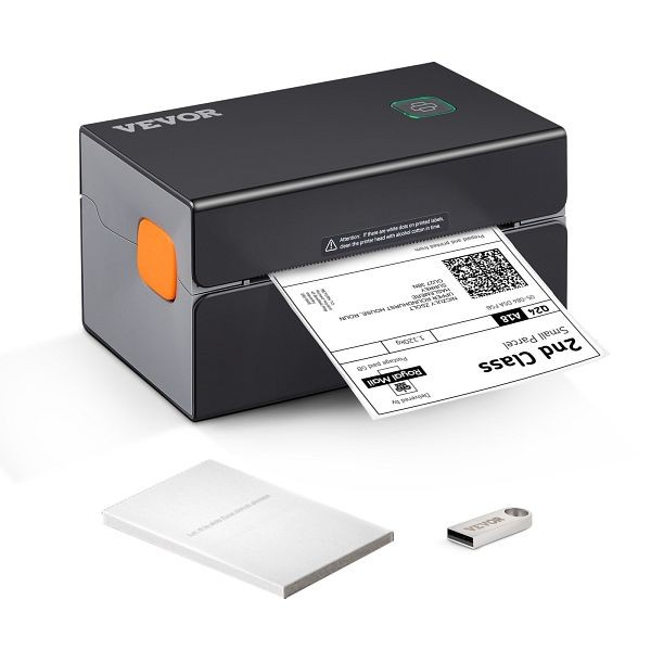 VEVOR Thermal Shipping Label Printer 4X6 300DPI via USB for Amazon eBay Etsy UPS, YSBQDYJFTSYCMXJV8V5