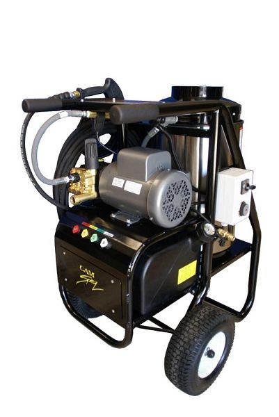 Cam Spray Portable Diesel Fired Electric Powered 3 gpm, 2000 psi Hot Water Pressure Washer, 34" x 27" x 47", 20005SHDE