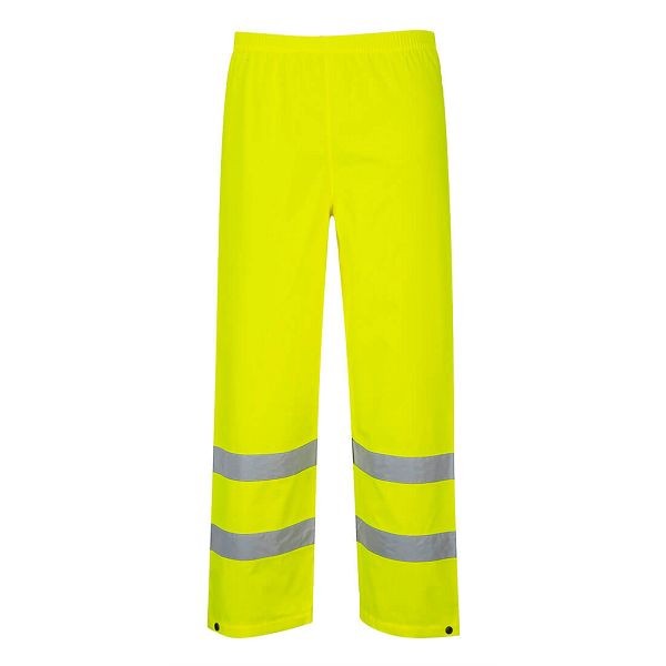 Portwest Hi-Vis Traffic Pants, Yellow, 4XL, Regular, S480YER4XL