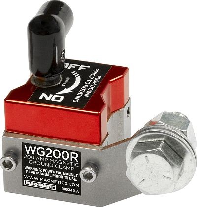 Mag-Mate On/Off Magnetic Welding Ground 200 AMP Capacity, WG200R