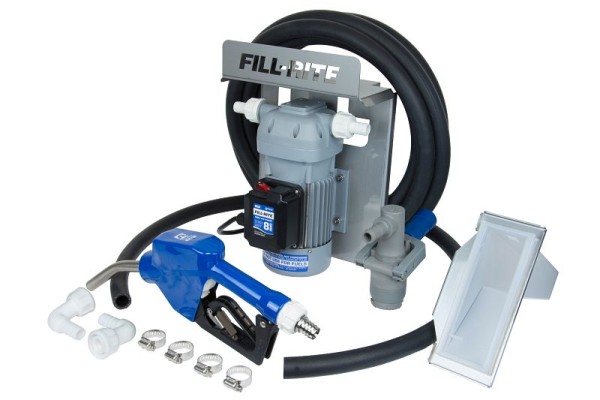 Fill-Rite 115V AC 8GPM DEF Transfer Pump with Auto Nozzle and RPV System, DF120CAN520-RP