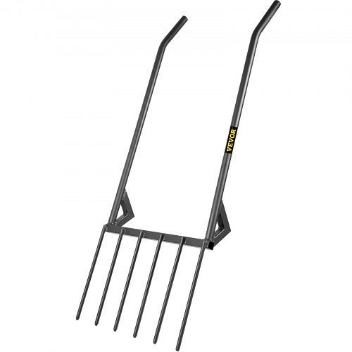 VEVOR Broadfork Cultivating Tool Broad Fork 6 Steel Tines 45in for Gardening, FTPYCC20134663LRXV0