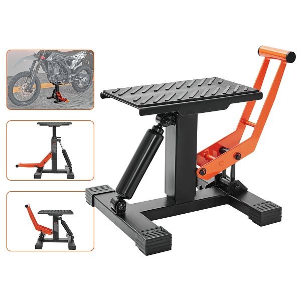 VEVOR Dirt Bike Lift Stand, Motorcycle Jack Lift Stand 440 lbs Capacity and Hydraulic Lift Operation, YYSJZJCJH440LGJQLV0