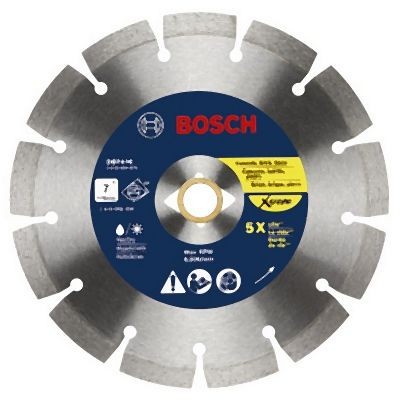 Bosch 7 Inches Xtreme Segmented Rim Diamond Blade for Universal Rough Cuts, 2610054876