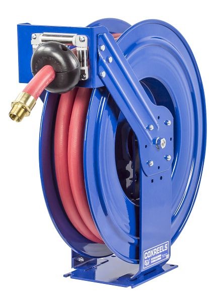 Coxreels Supreme Duty Spring Rewind Hose Reel for fuel: 1" Inner Diameter, 35' fuel hose, 300 PSI, T-Fuel Series, TSHF-N-635