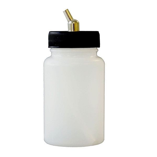 Paasche 3oz Plastic Bottle Assembly for VL, MIL, SI, & TS, BA-60-3P