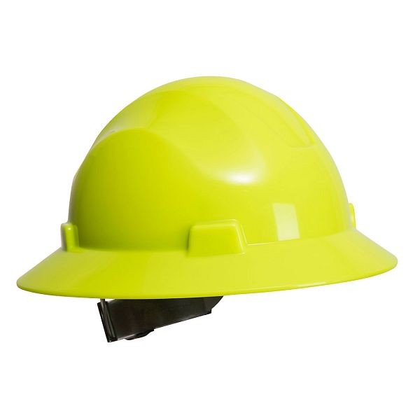 Portwest Full Brim Premier Hard Hat, Yellow, PS56YER