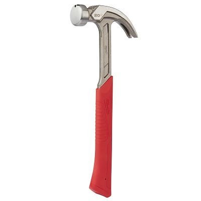 Milwaukee 20 oz Curved Claw Smooth Face Hammer, 48-22-9080