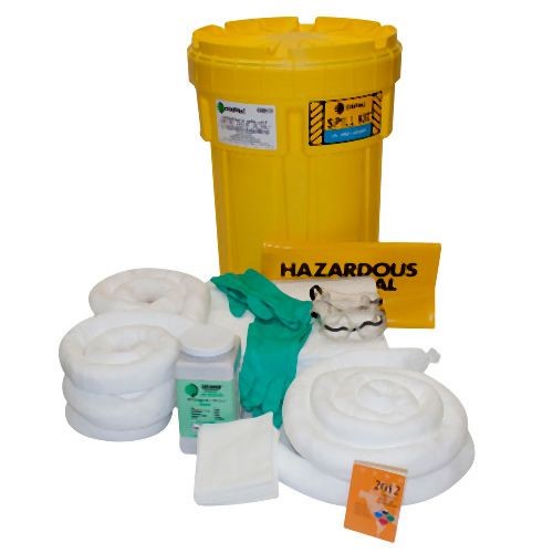 ENPAC 30 Gallon Salvage Drum Spill Kit Oil Only, Yellow, 1332-YE