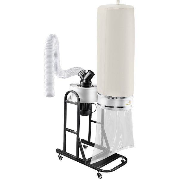 VEVOR Vortex Dust Collector Woodworking 1.5HP 220V with Mobile Base, CCQLDSBDMCFC1IL6ZV5