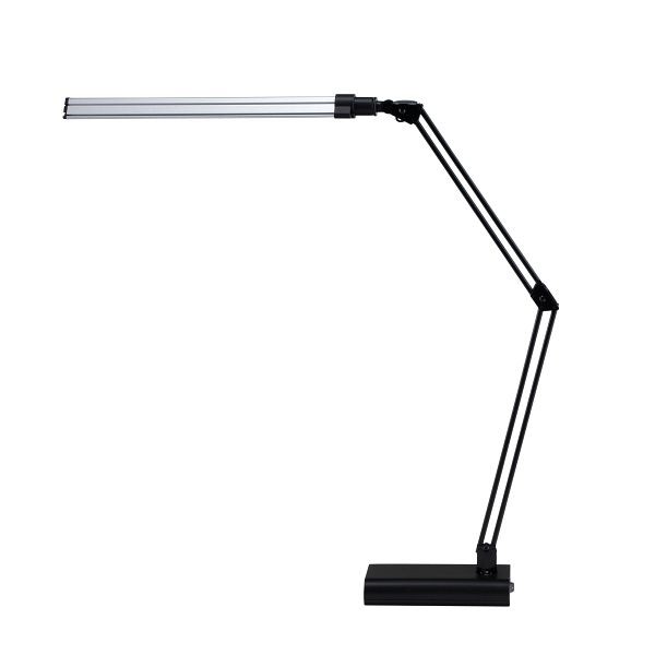 V-LIGHT 21.5 inch Black & Silver LED Ultra Slim Lamp with Swing Arm, 8VSL188NC