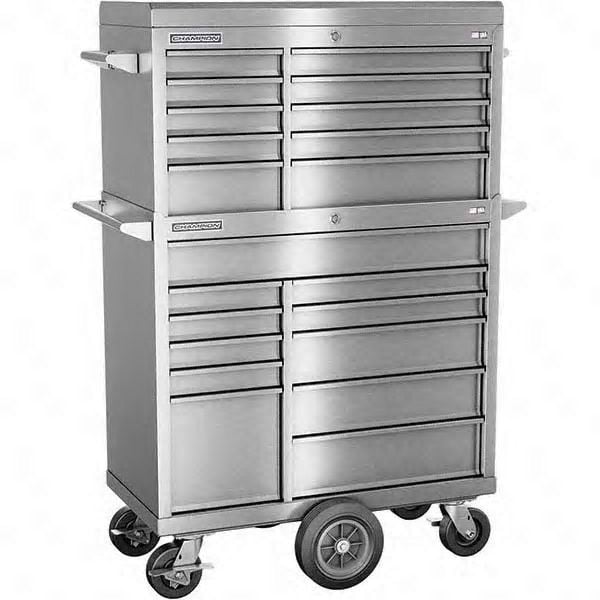 Champion Tool Storage FMPro Plus SST 41"Wide, 20"Deep, 3600 lb, 21 Drawers Top Chest/Cabinet and Cart, FMPSA4121MC