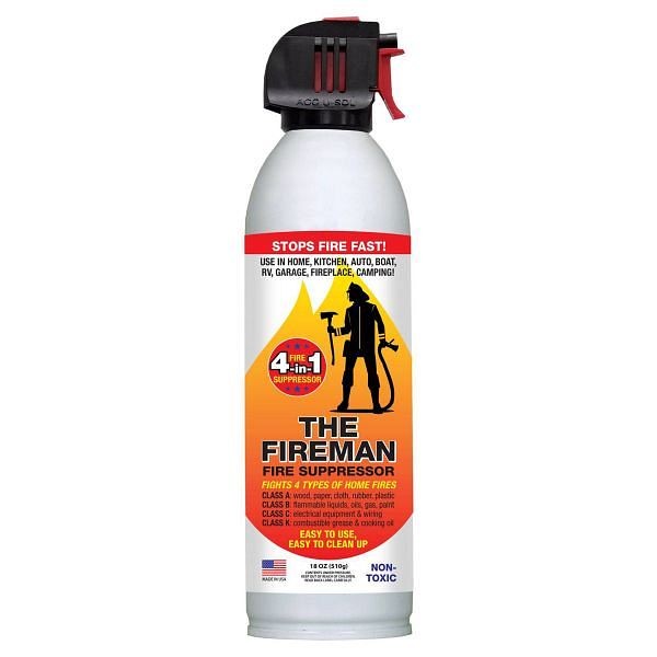 Bare Ground One Shot Mini Fire Extinguisher, Quantity: 18 oz, 1S-FireX