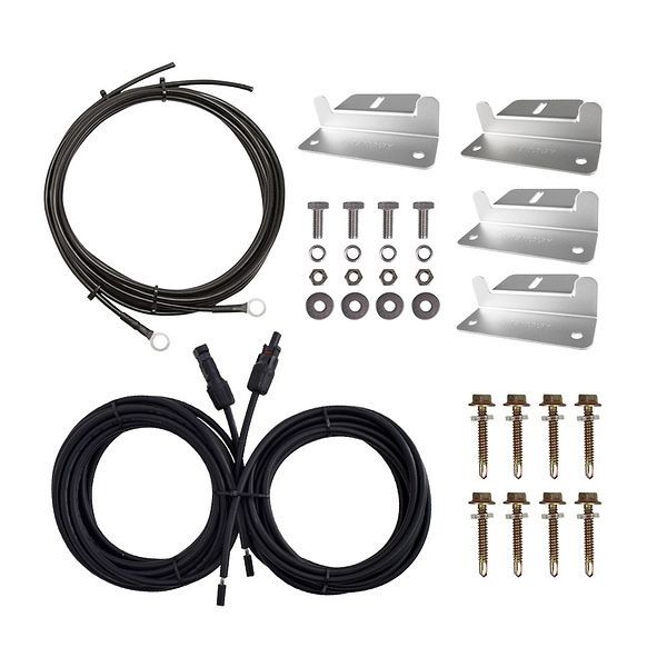 Renogy Accessories and Cables Kit for 100/200/400 W module, RKIT100ACB