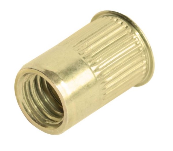 Goebel GN SK Knurled Threaded Inserts 1/4-20 UNC, Grip Range: .027-.165, 250 Pieces, SKS4-420-165