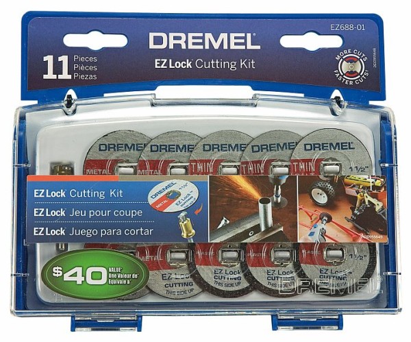 Dremel 11-Piece EZ Lock™ Cutting Kit, 2615E688AG