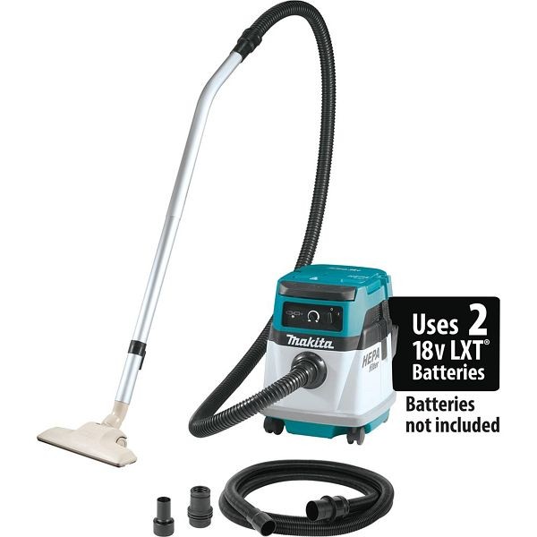 Makita 18V X2 (36V) LXT Lithium-Ion Cordless/Corded 4 Gallon HEPA Filter Dry Dust Extractor/Vacuum (Tool Only), XCV13Z
