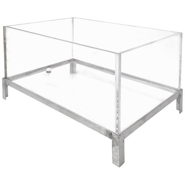 Buffet Enhancements Display Beer Acrylic 24” x 16” x 14” With SS stand and drain, 010BDA24