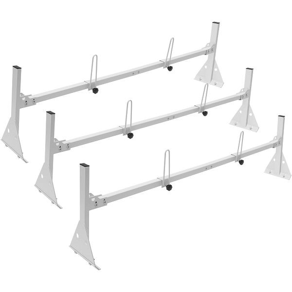 VEVOR Van Roof Ladder Rack, Alloy Steel Ladder Racks with Ladder Stoppers, 3 Pieces, XSHCH474837508SG0V0