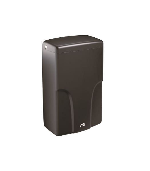 ASI TURBO-Pro Automatic High Speed Hand Dryer, HEPA Filter, ADA Compliant, (120V), Matte Black, 10-0196-1-41