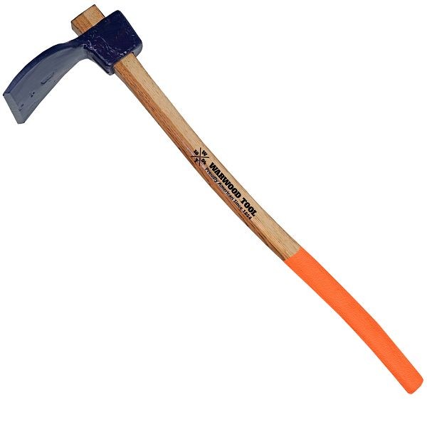 Warwood Tool 5 lb Carpenter Adze, 34" hickory safety grip handle, 5" blade, 1222