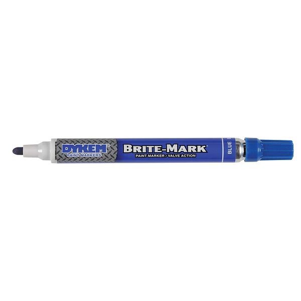 DYKEM Brite-Mark 916 Blue, Medium Tip Markers, Quantity: 10 Pieces, DYK-84001