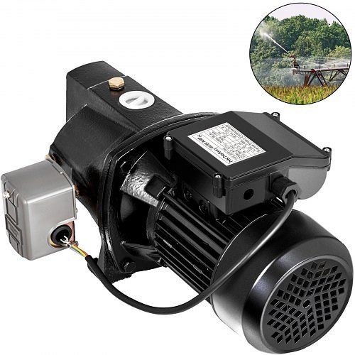 VEVOR 1 HP Shallow Well Jet Pump with Pressure Switch Heavy Duty 110V, PSBJSW-10M0000001V1