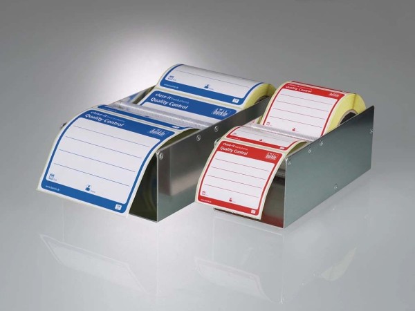 Burkle Close-it dispenser for labels with 150 x 150 mm, 5303-9100