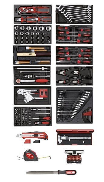 GEDORE red R21010002 tool assortment 166 pieces, 3301657