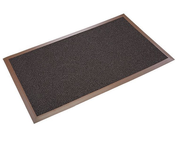 Crown Matting Technologies Spaghetti Mat Backed 3'x5' Nosed-All Gray, DE MP35GY