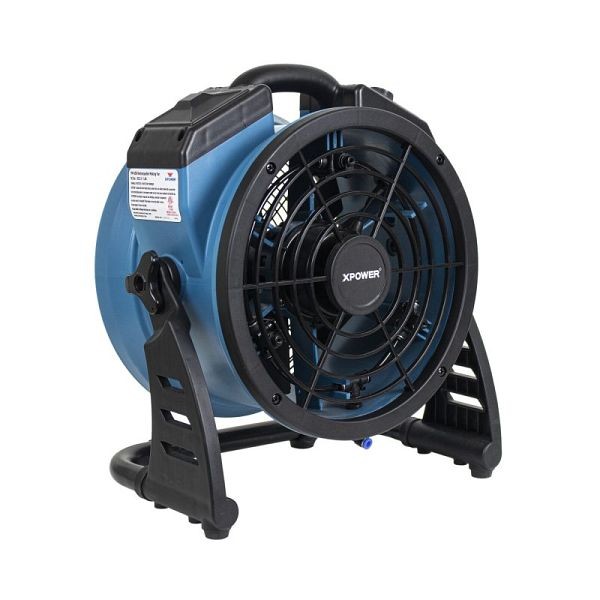 XPOWER Misting Fan, Portable Battery, Operated, Rechargeable, Cordless, Variable Speed Air Circulator, FM-65B