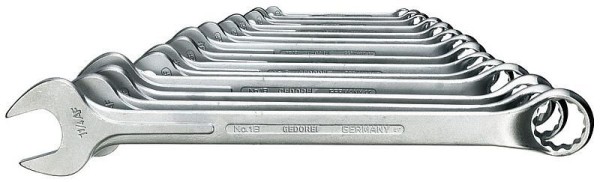 GEDORE 1 B-014 A Combination spanner set 14 pieces, 5/16-1.1/4", 6013650
