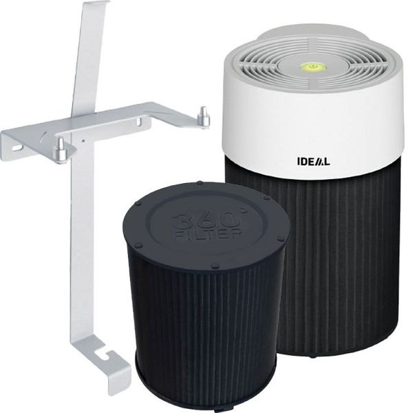 ideal Health AP30 PRO Air Purifier, 5-speed, Covers up to 300 sq.ft., Wall Kit, IDEAP0030PWKH