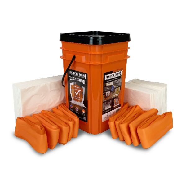 Quick Dam Grab & Go Indoor Flood Protection Kit with Wick Ups, WUGG-V