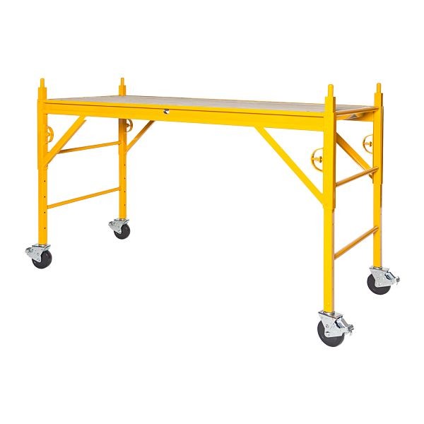 NU-WAVE "Elite" Complete Scaffold With 5 in. Casters, 43" H x 74" L x 29.5" W, 460EL W/PIC-5