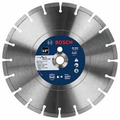 Bosch 12 Inches Standard Segmented Rim Diamond Blade for Hard Materials, 2610037514