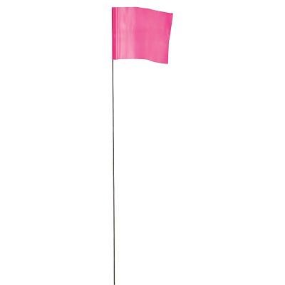 Milwaukee 2.5" x 3.5" Pink Flag Stakes, 78-003