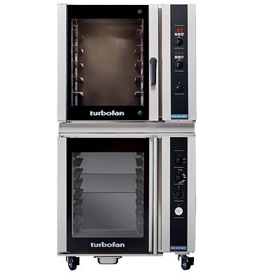 Moffat Turbofan E35D6-26 and P85M8 - Full Size Digital /Electric Convection Oven on a 8 Tray Manual /Electric Proofer /Holding Cabinet, E35D6-26 and P85M8